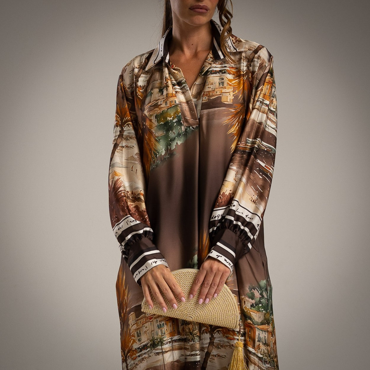 ******Chocolate Italian dress