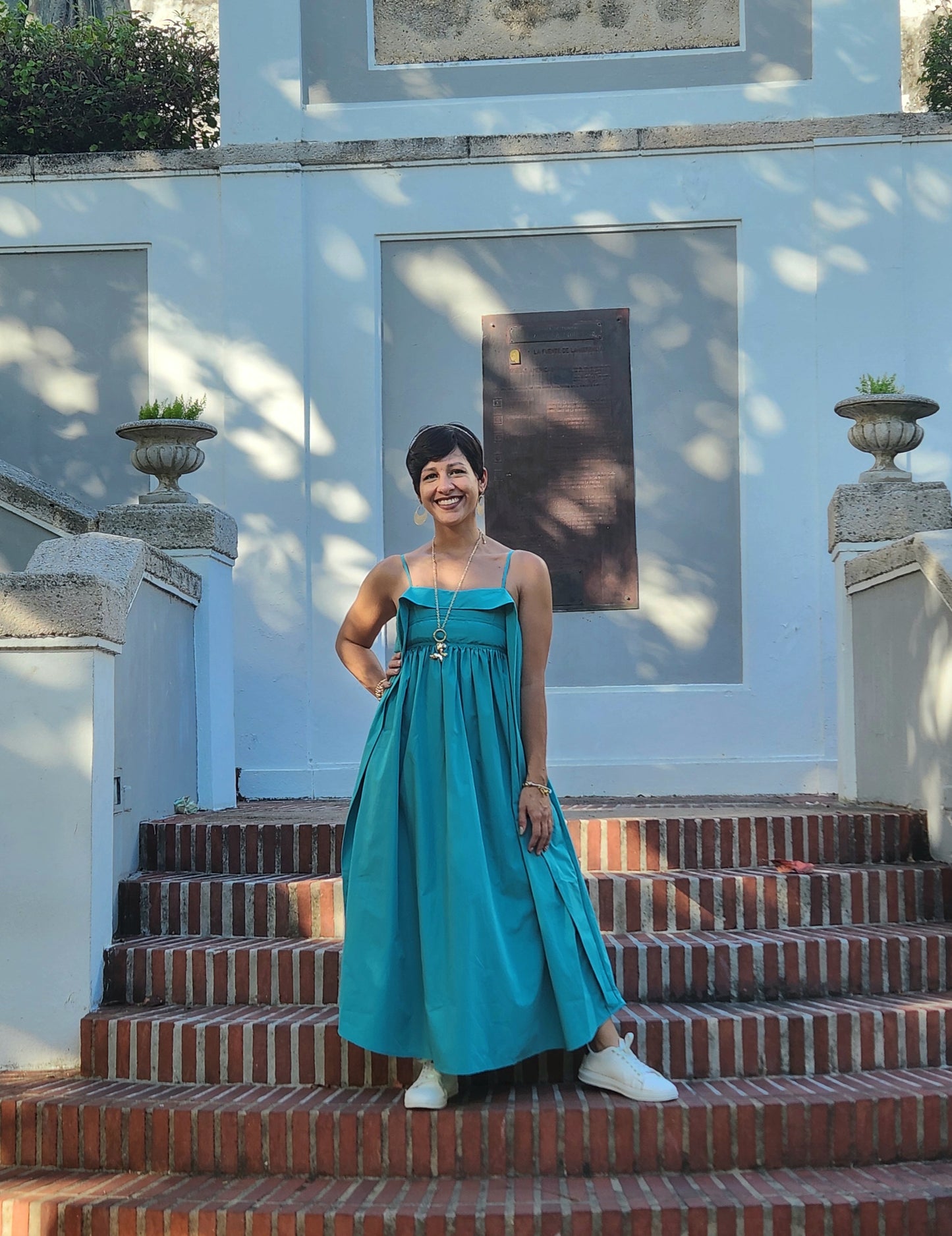 Aqua dress