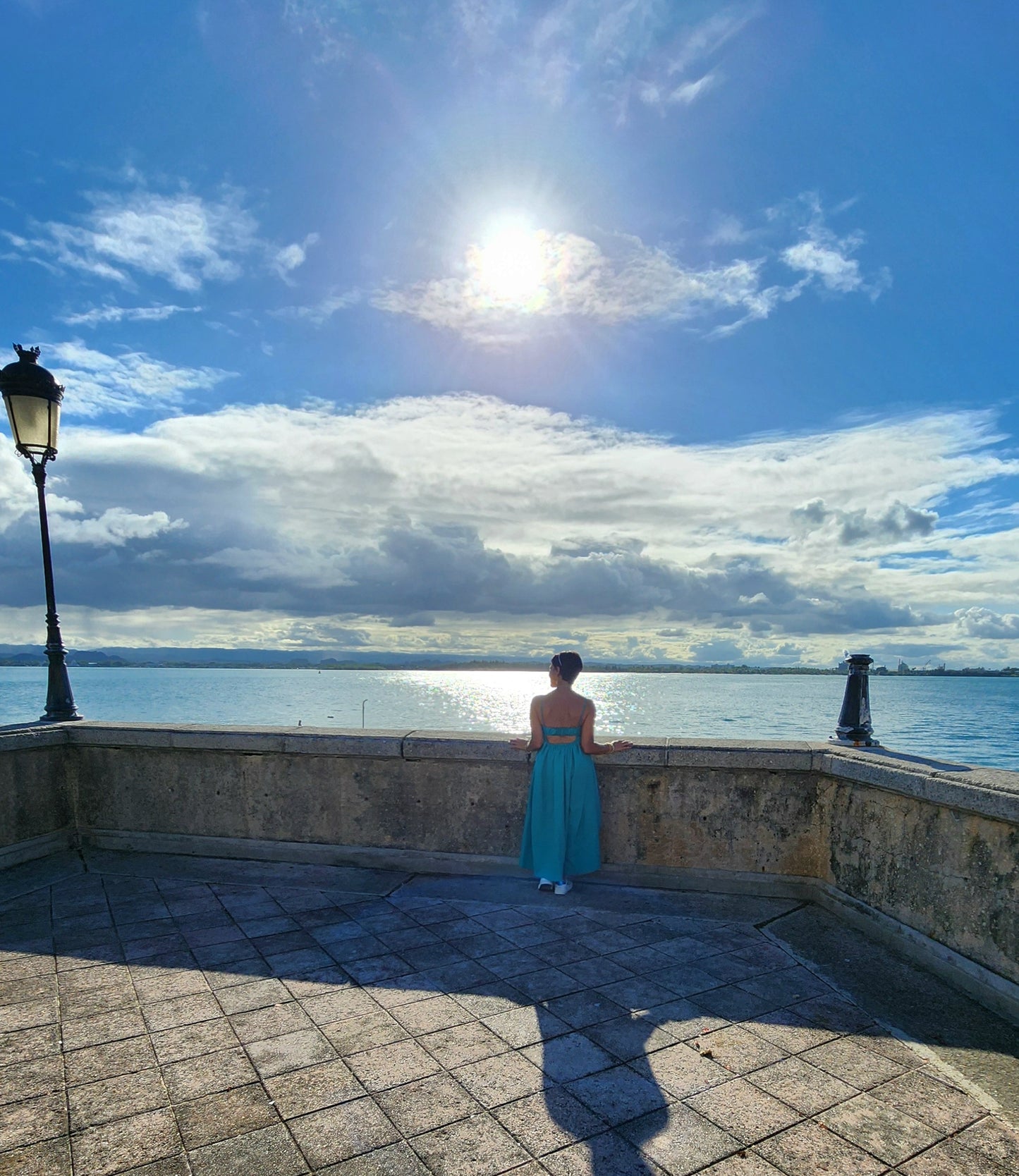 Aqua dress
