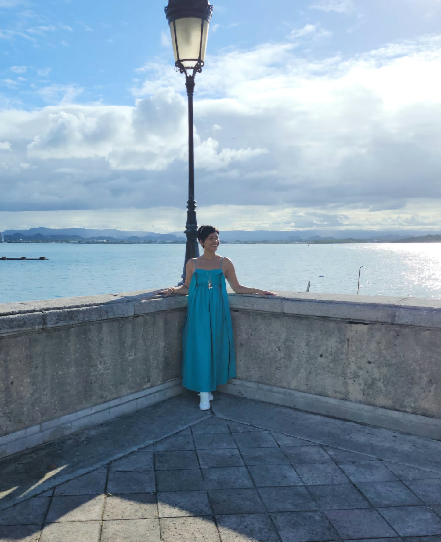 Aqua dress