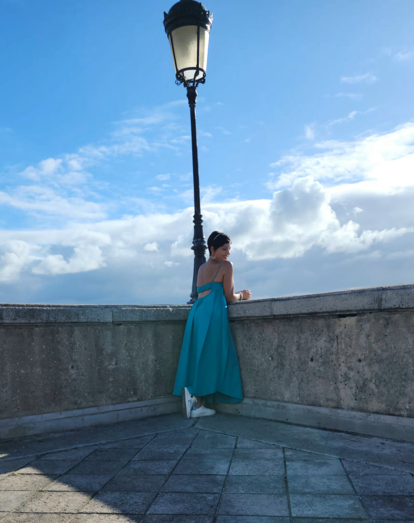 Aqua dress