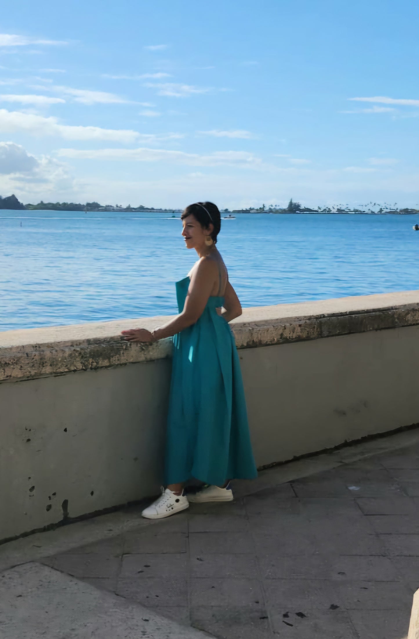 Aqua dress