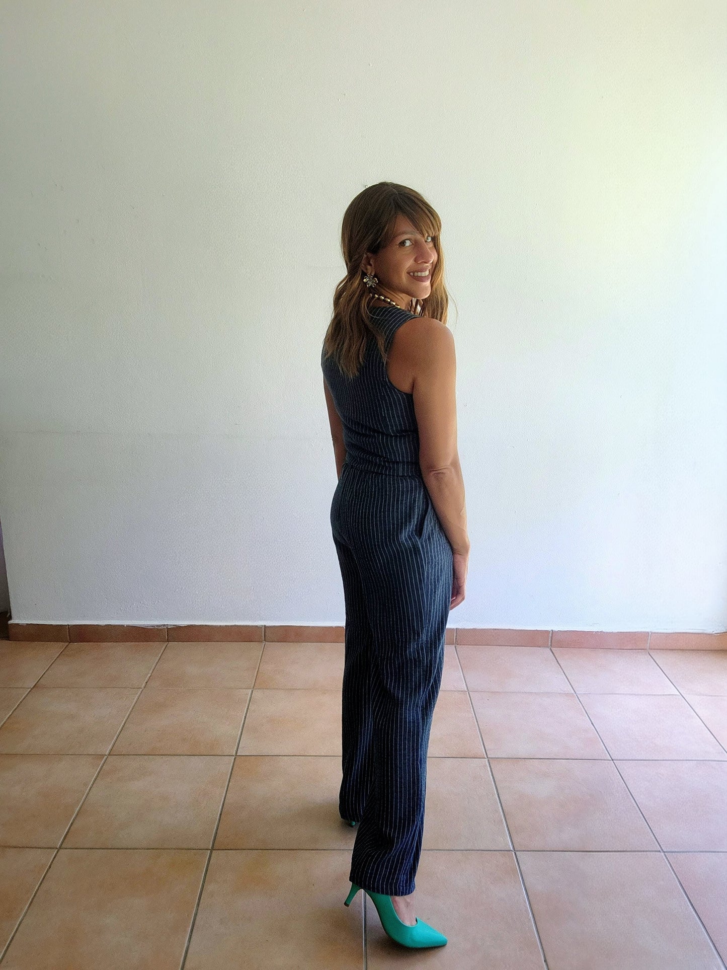*****Navy stripe set