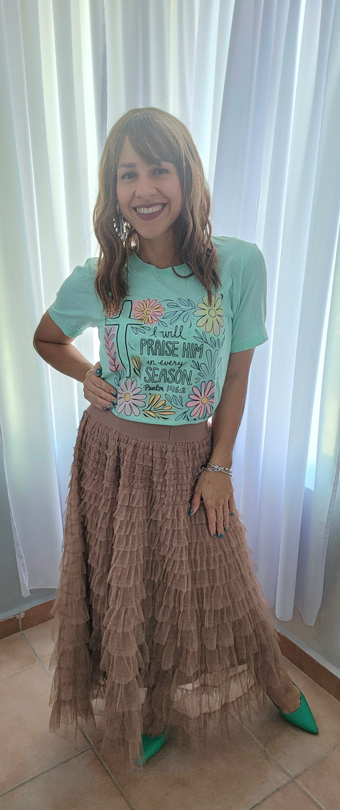 *Mint Tshirt- "I will praise"