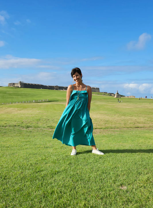 Aqua dress