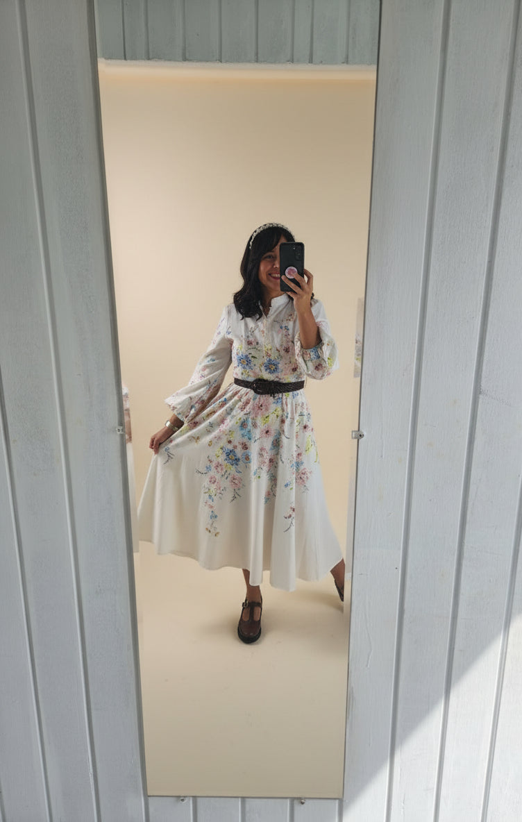 *******Midi flower dress.
