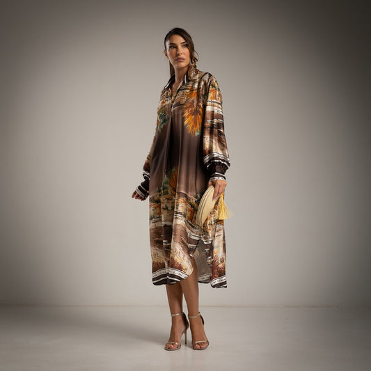 ******Chocolate Italian dress