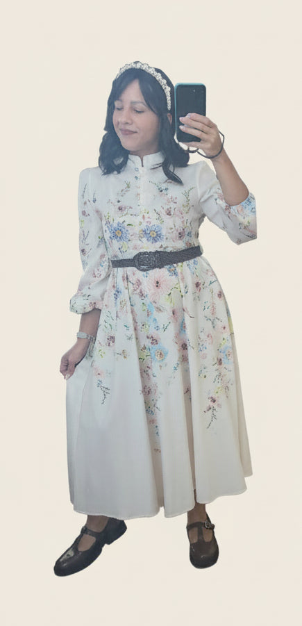 *******Midi flower dress.