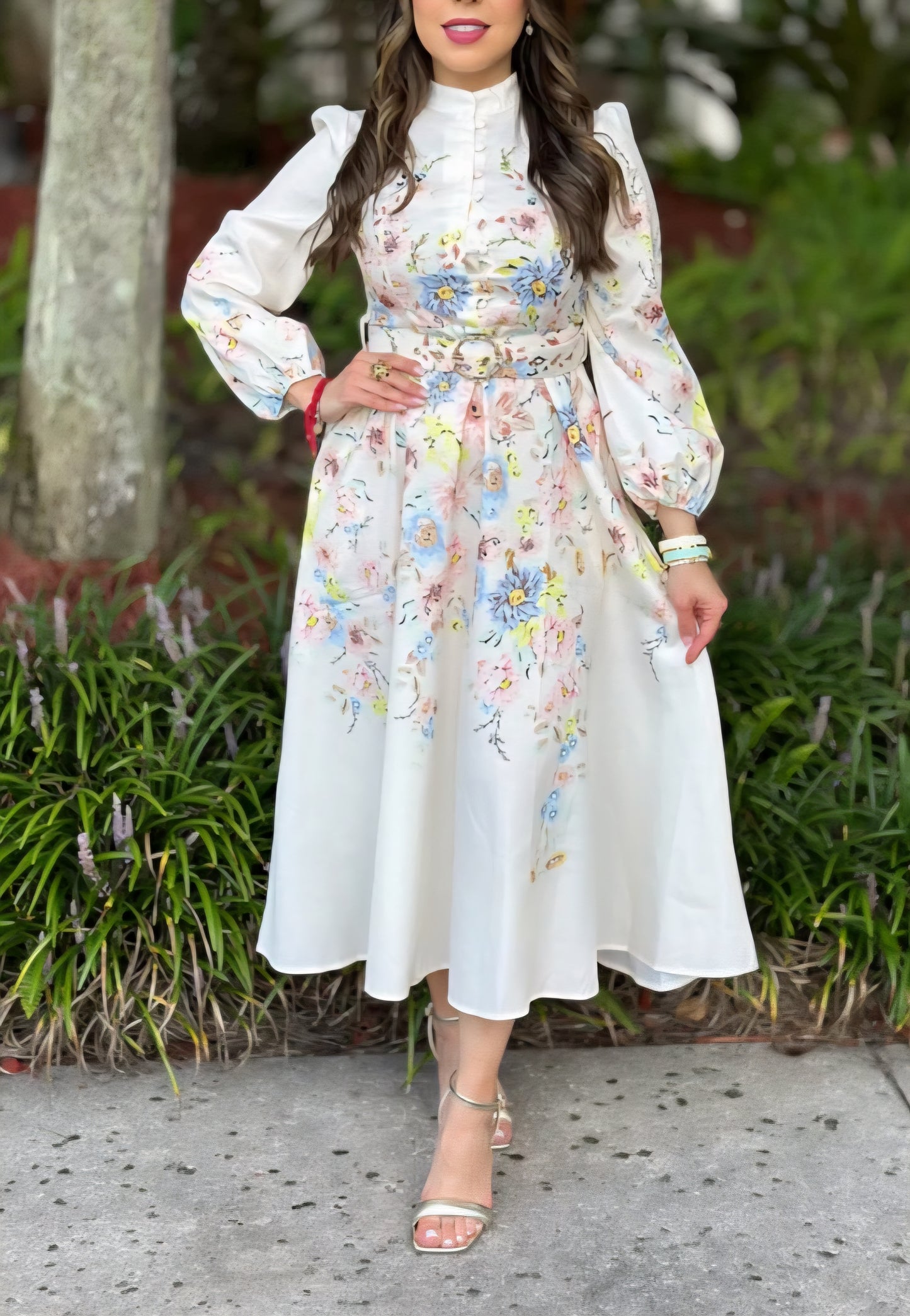 *******Midi flower dress.